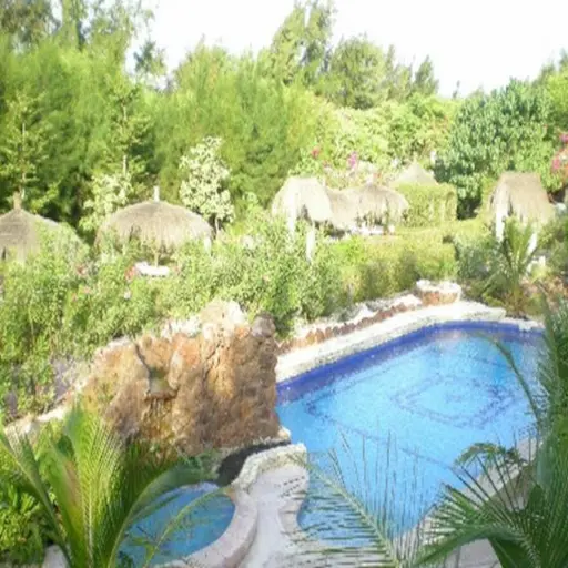 Piscine dans un jardin au Lac Rose