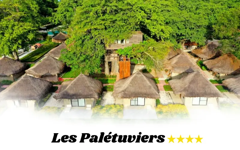 Boutique Hôtel Les Palétuviers : bungalow vue sur mer