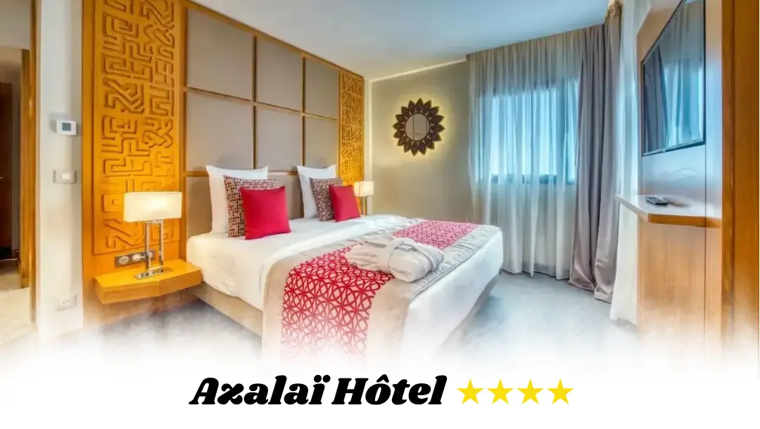 Azalaï Hôtel : chambre supérieure vue sur mer