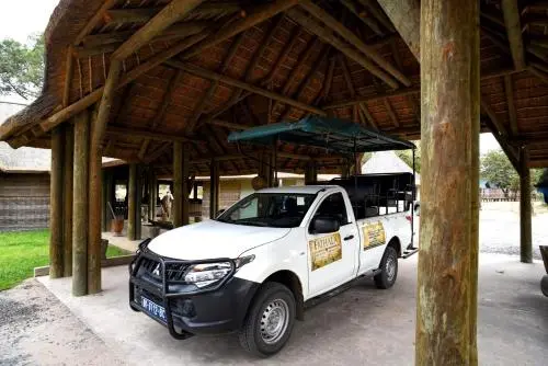 Fathala wildlife reserve : véhicule de transfert