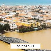 Saint-Louis : la ville et le pont Faidherbe