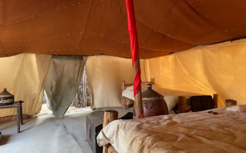 Camp du Désert : tente
