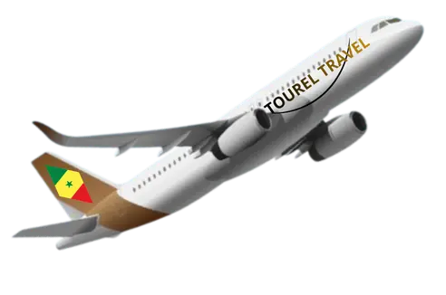 Avion aux couleurs de Tourel Travel