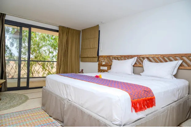 Les Manguiers de Guereo : chambre Double, Vue Jardin