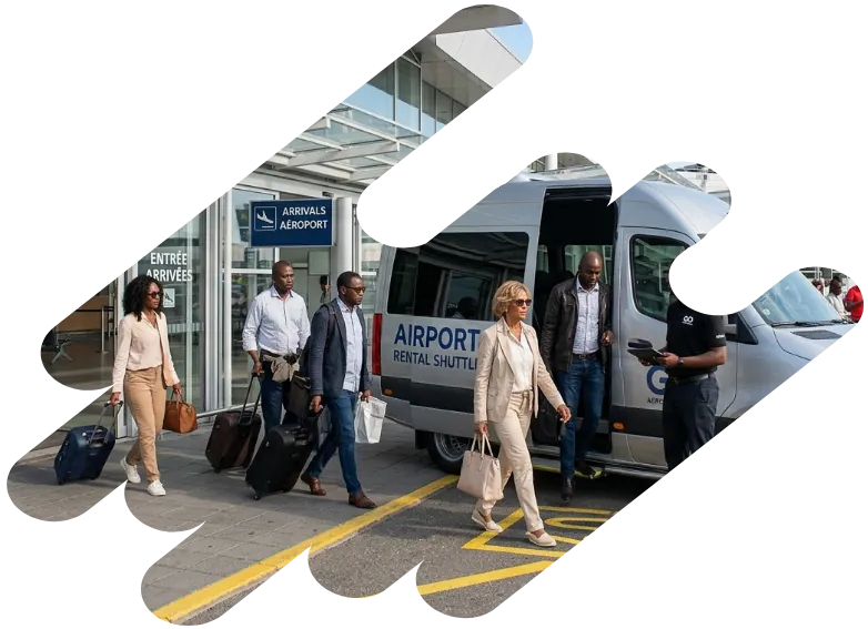Navette de transfert à l'aéroport