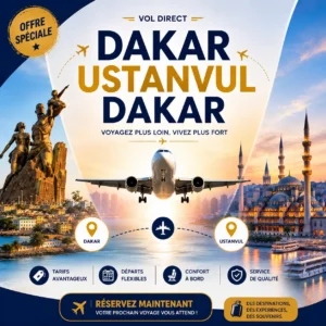 Vol Dakar → Istanbul