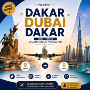 Vol Dakar → Dubaï