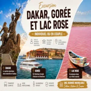 Excursion Dakar, Gorée et Lac Rose — Couple