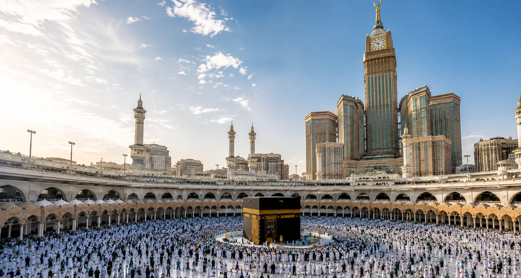 La Kaaba et la Grande Mosquée de La Mecque