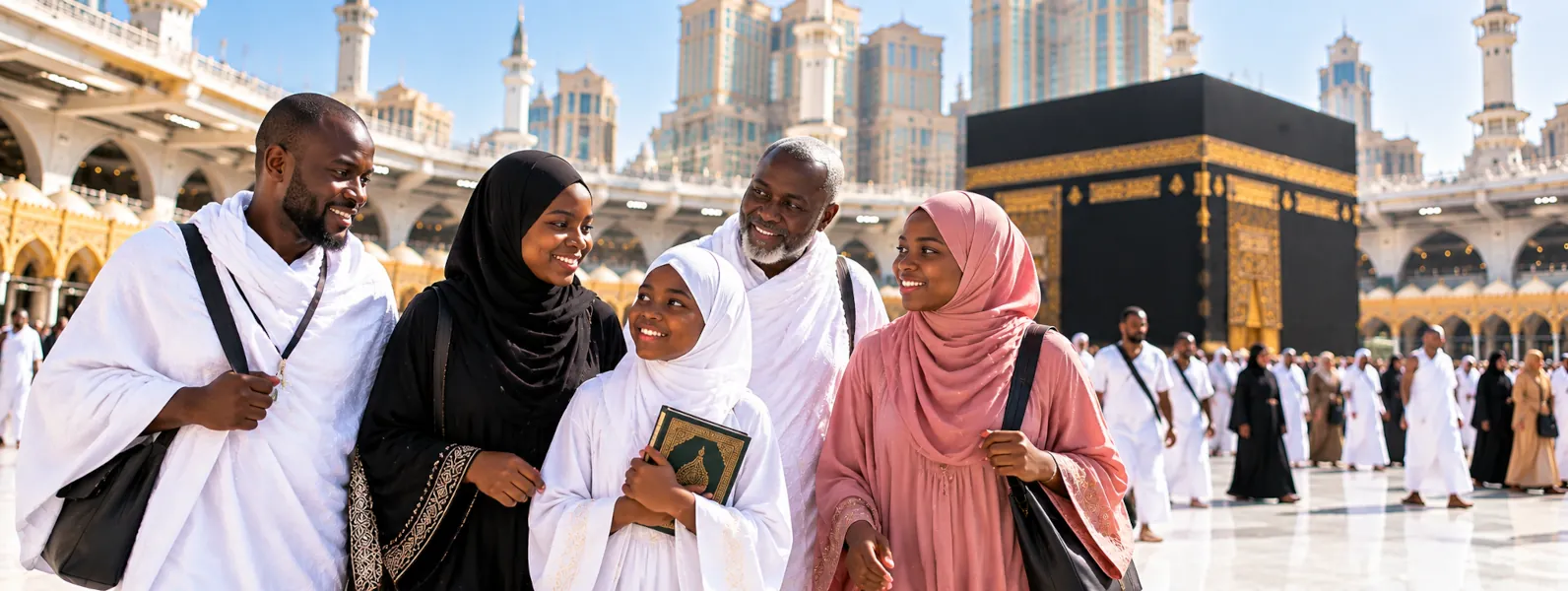 imArticle9 Pèlerins devant la Kaaba, à La Mecque
