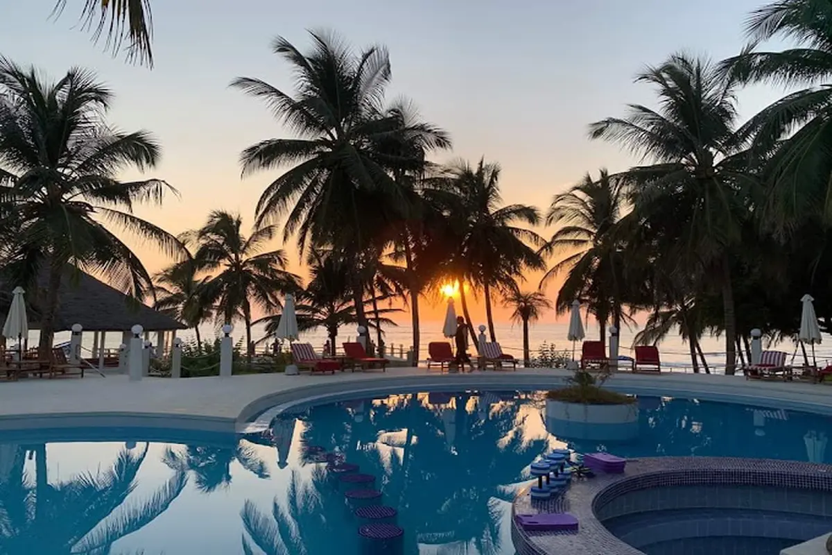 Piscine et espace de bien-être au Club Med Cap Skirring en Casamance