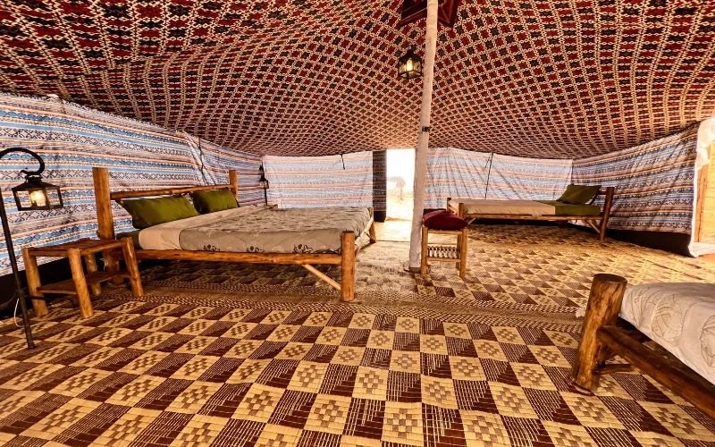 Camp du Désert : chambres